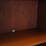 Vintage Bookshelf Teak Wood Brown 1970s 11