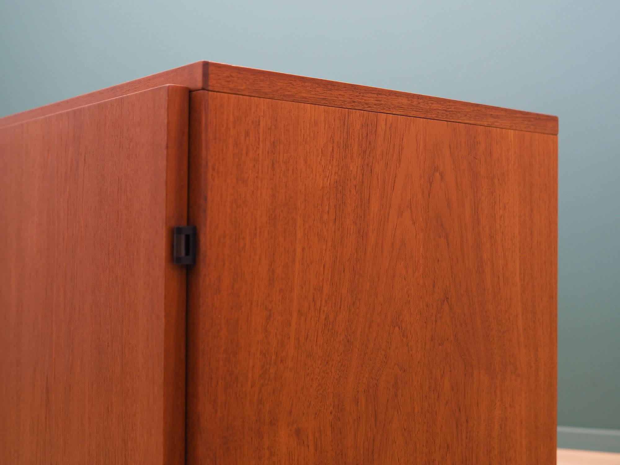 Vintage cabinet teak brown 1970s 12