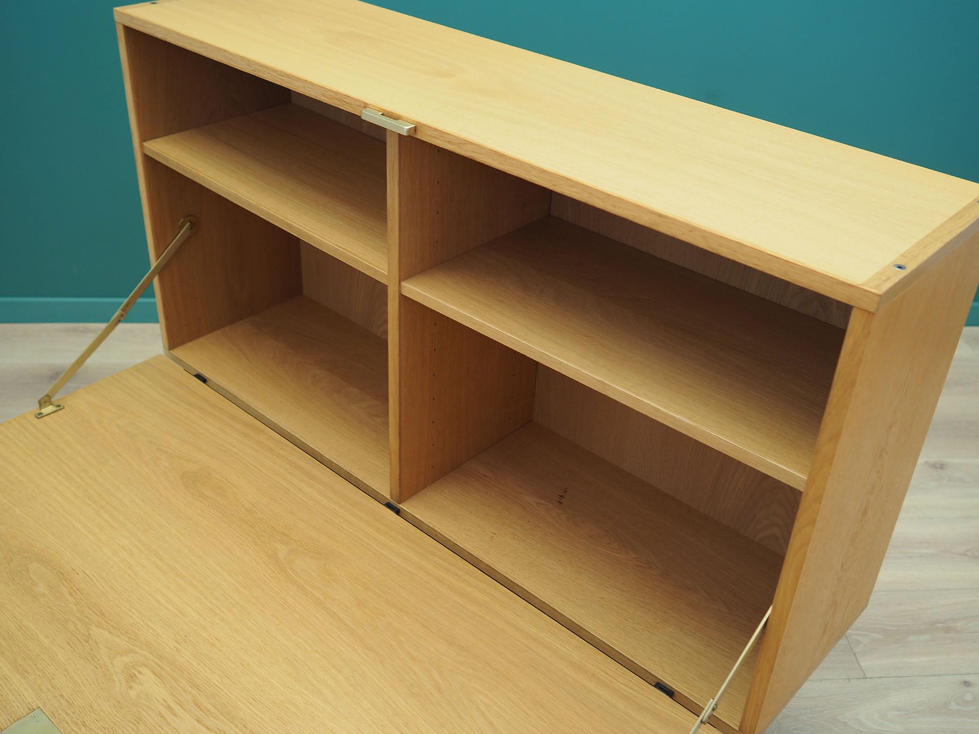 Vintage Schrank Eschenholz Braun 1970er Jahre 14