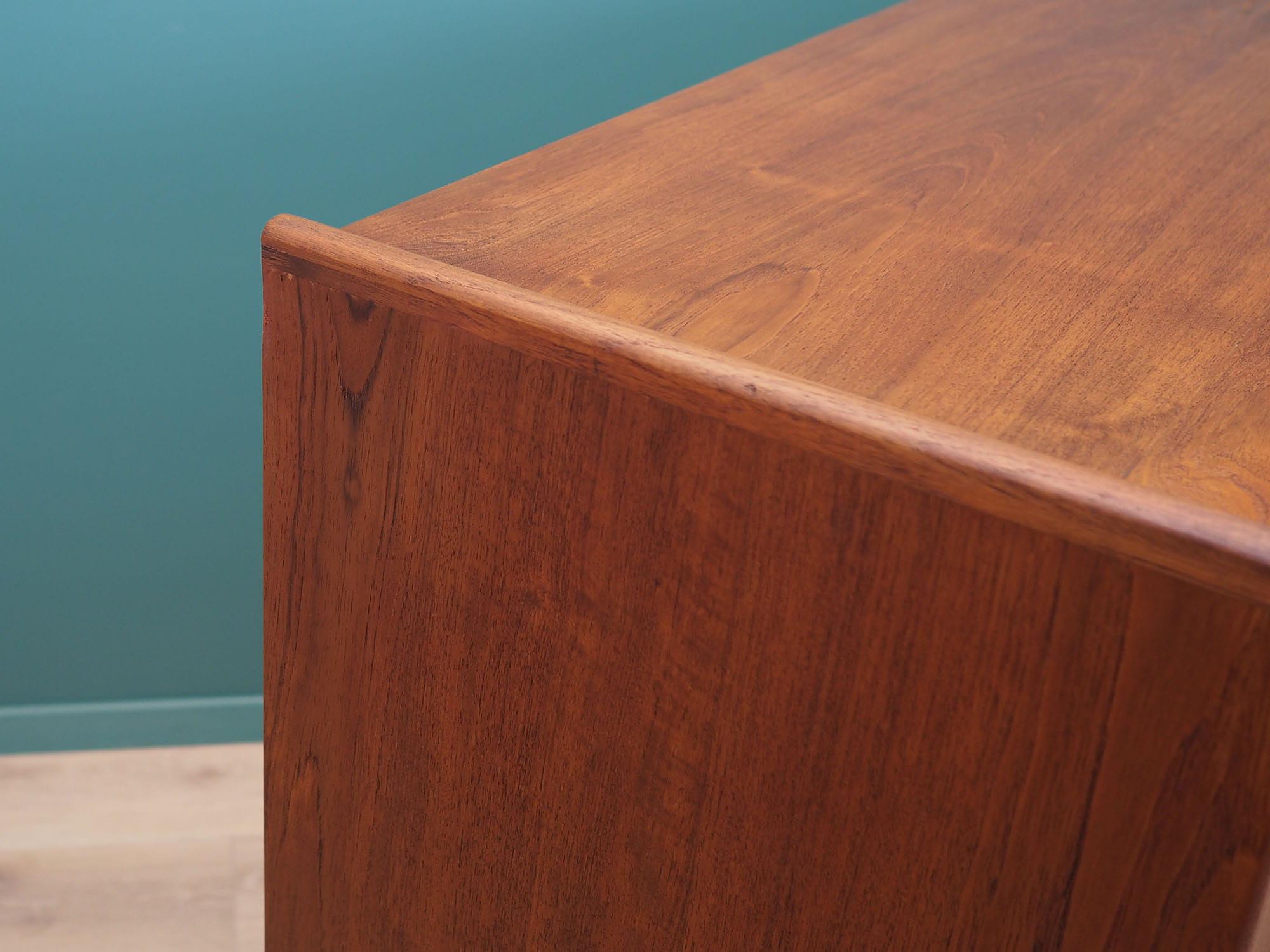 Vintage Sideboard Teak Wood Brown 1960s 10