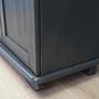 Vintage Schrank Kiefernholz Grau 1980er Jahre 13