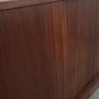 Vintage Highboard Teakholz Braun 1960er Jahre 12