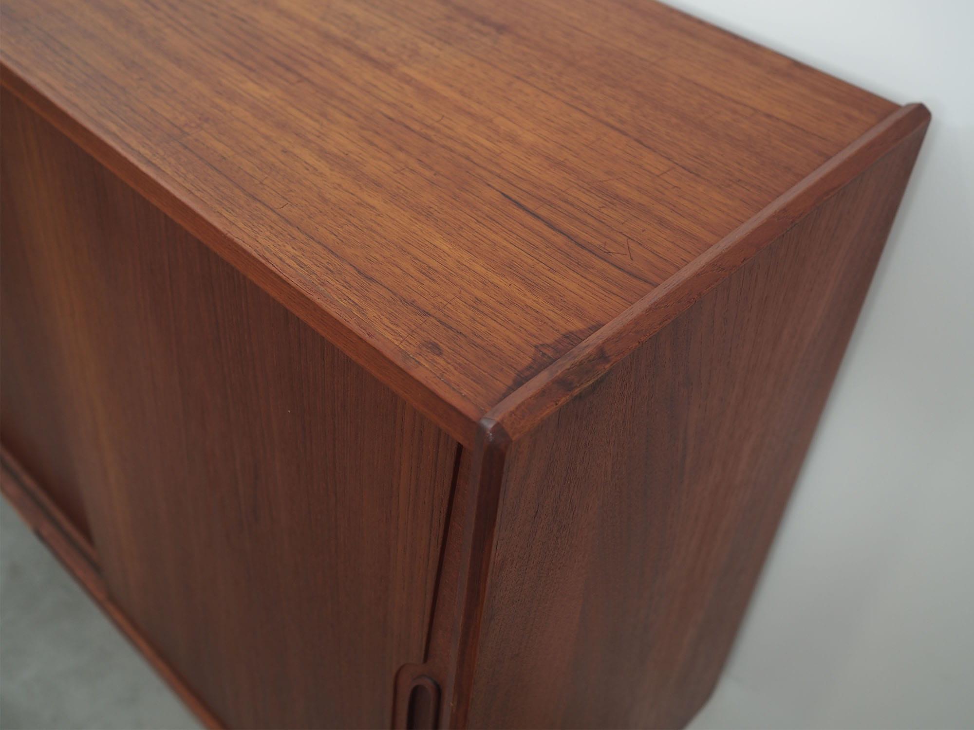 Vintage sideboard teak brown 1960s 11