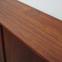 Highboard vintage in legno di teak marrone, anni '60 10