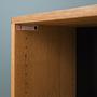 Vintage Bookshelf Ash Wood Brown 1970s 12