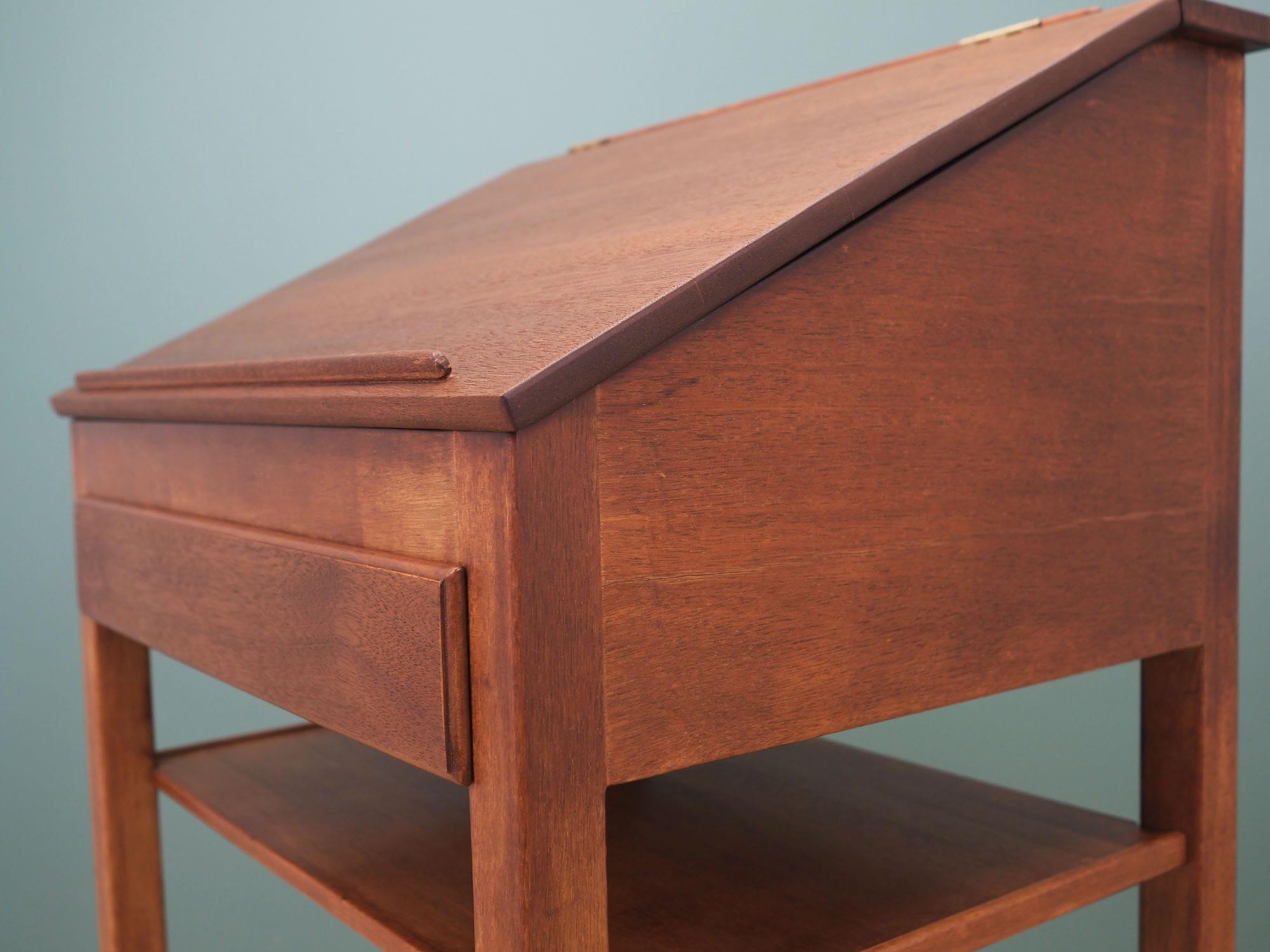 Mahogany Secretary 1960s 11