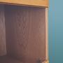 Vintage Bookshelf Wood Beige 1970s 12