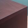 Vintage Bookshelf Mahogany Brown 1960s 13