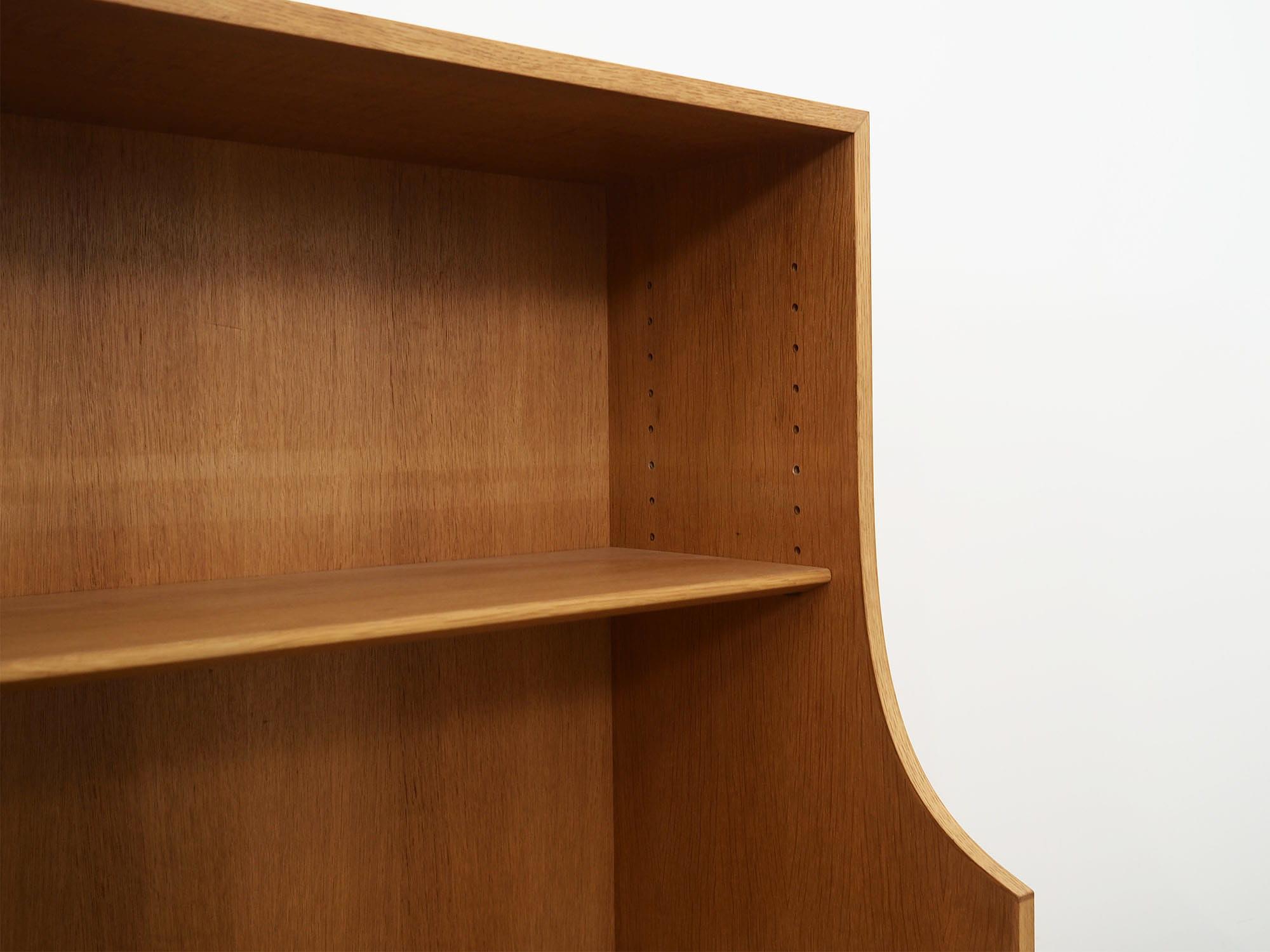 Vintage Bookshelf Wood Brown 1970s 12