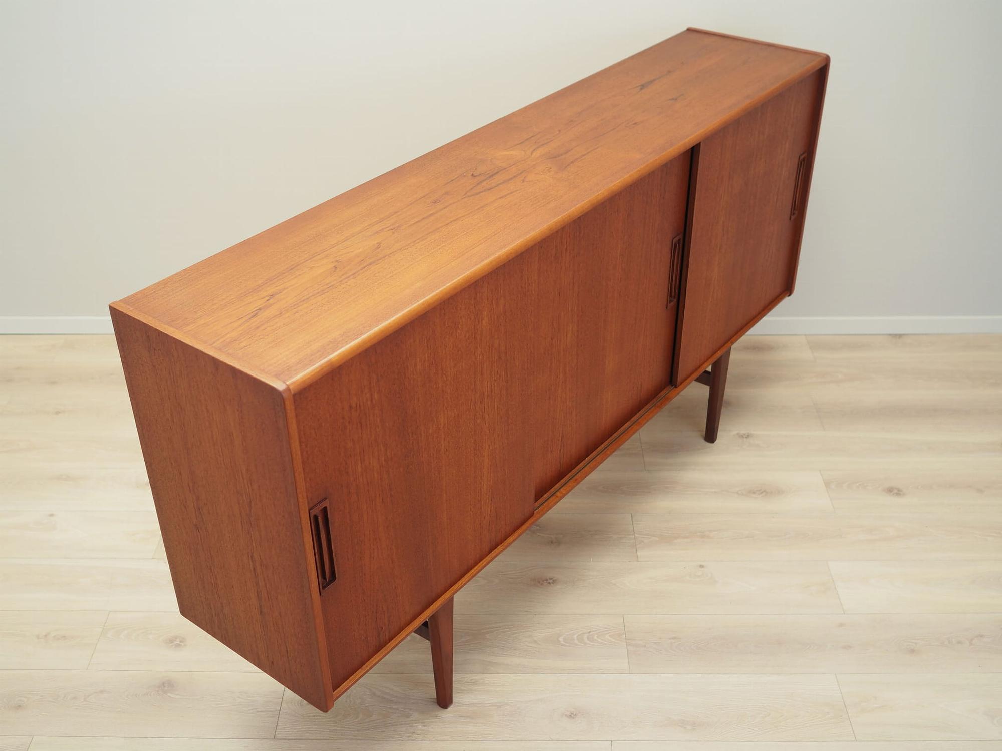 Vintage sideboard teak brown 1960s 10