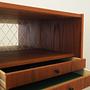 Vintage Sideboard Teakholz Braun 1970er Jahre 14