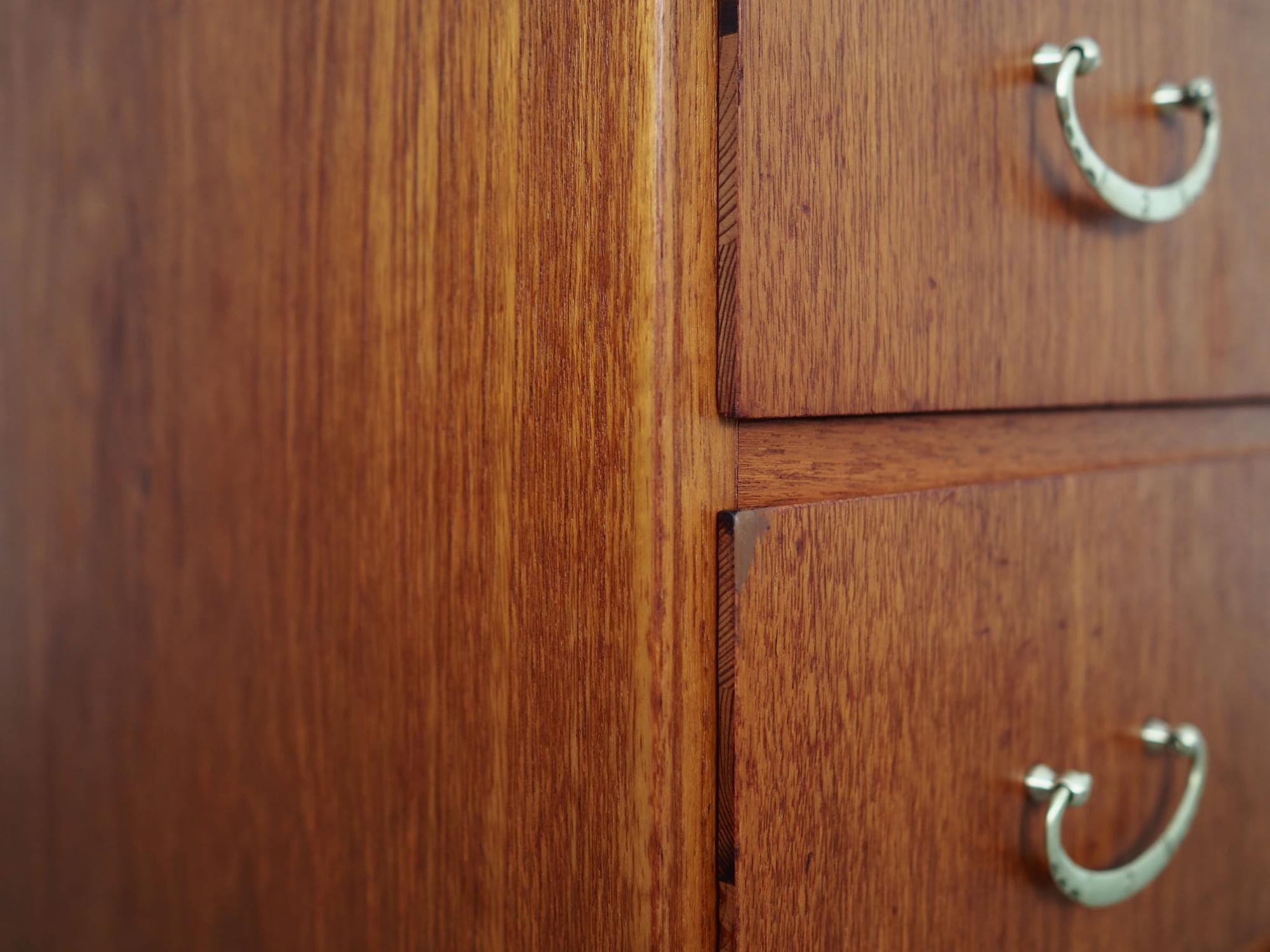 Vintage chest of drawers Teak brown 1970s 11