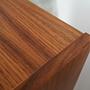 Vintage Bücherregal Holz Braun 1970er Jahre 10