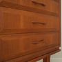 Vintage Sideboard Teak Wood Brown 1960s 12