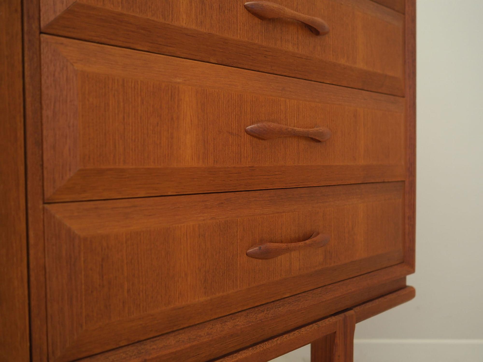 Vintage Sideboard Teak Wood Brown 1960s 12
