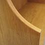 Vintage bookshelf wood brown 1970s 10