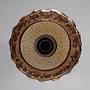 Vintage Pendant Lamp Glass Metal 1970s 10