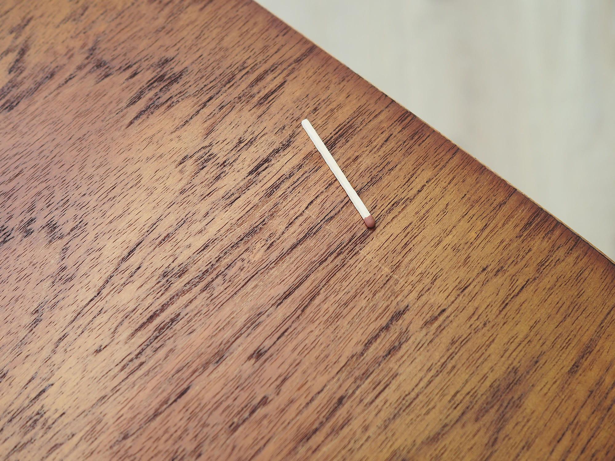 Vintage Couchtisch Teakholz Braun 1970er Jahre 10