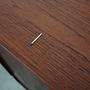 Vintage Highboard Teakholz Braun 1960er Jahre 11