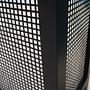 Vintage fireplace cover metal black 1980s 11