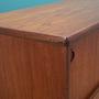 Vintage sideboard teak brown 1960s 12