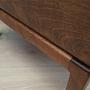 Vintage Sekretär Holz Metall Braun 1960er Jahre 10