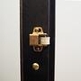 Vintage Schrank Eichenholz Grau 1960er Jahre 12