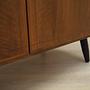 Vintage Schrank Nussbaumholz Braun 1960er Jahre 14