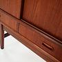Vintage Sideboard Teak Wood Brown 1970s 12