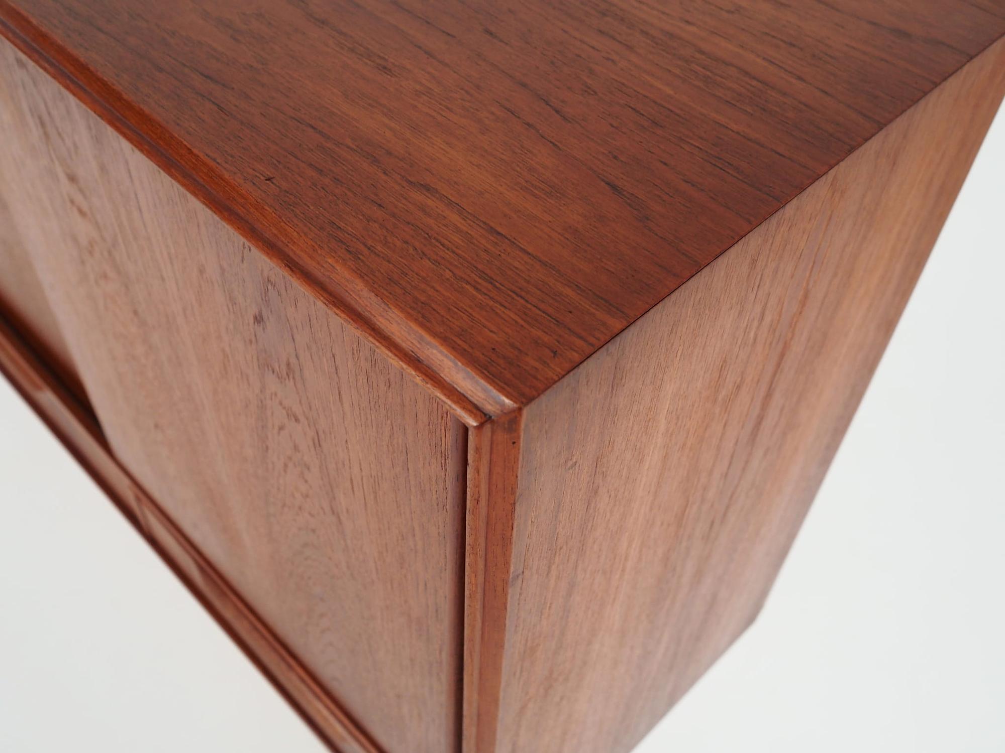 Highboard Teakholz Braun 1960er Jahre 12