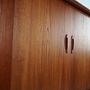 Highboard Teakholz Braun 1970er Jahre 13