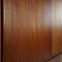 Highboard Teakholz Braun 1970er Jahre 14