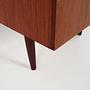 Vintage Schreibtisch Teakholz Braun 1970er Jahre 10