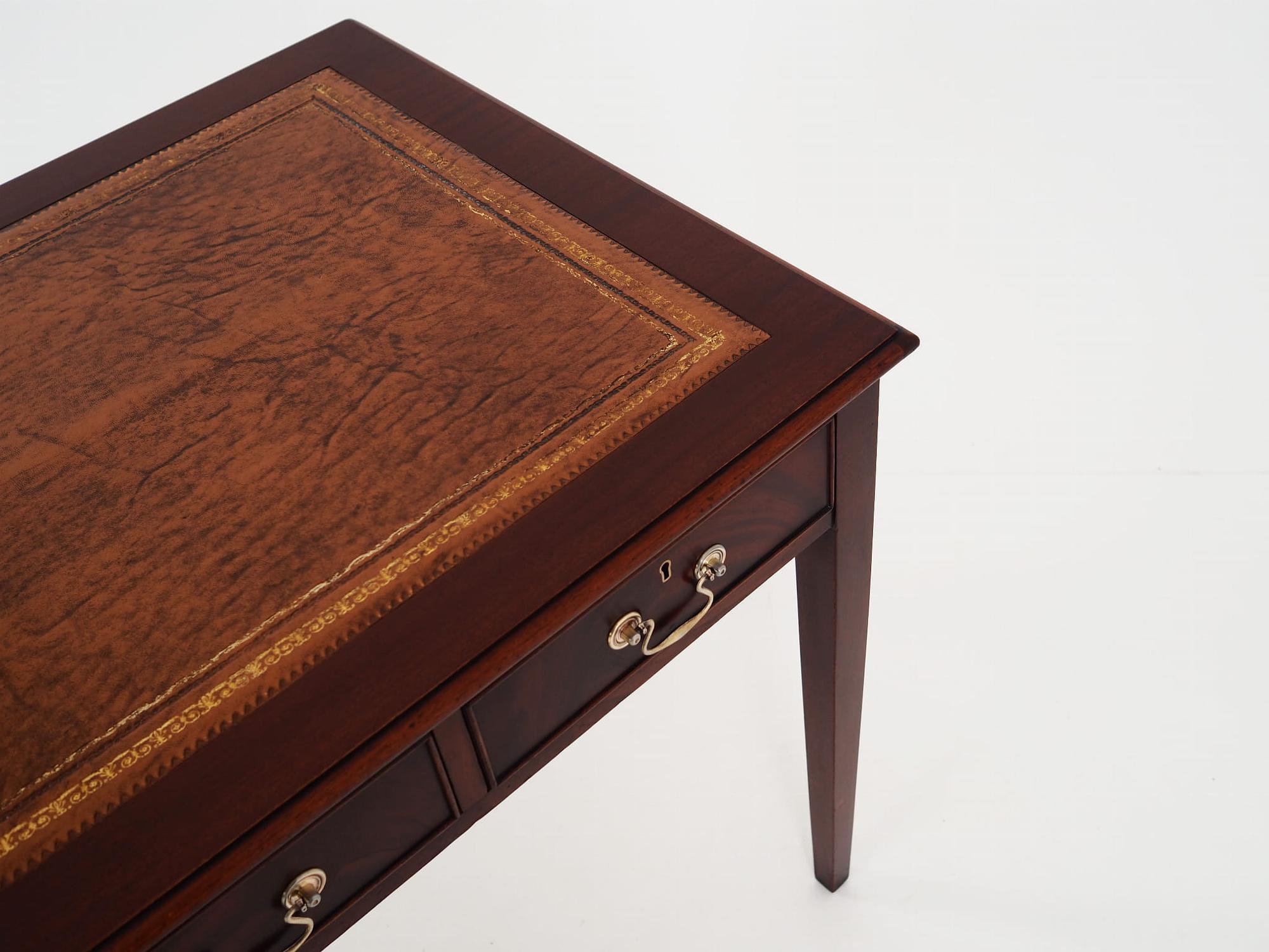Tisch Mahogany Braun 1970er Jahre 13