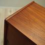 Highboard Holz Braun 1960er Jahre 11