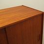 Highboard Teakholz Braun 1960er Jahre 12