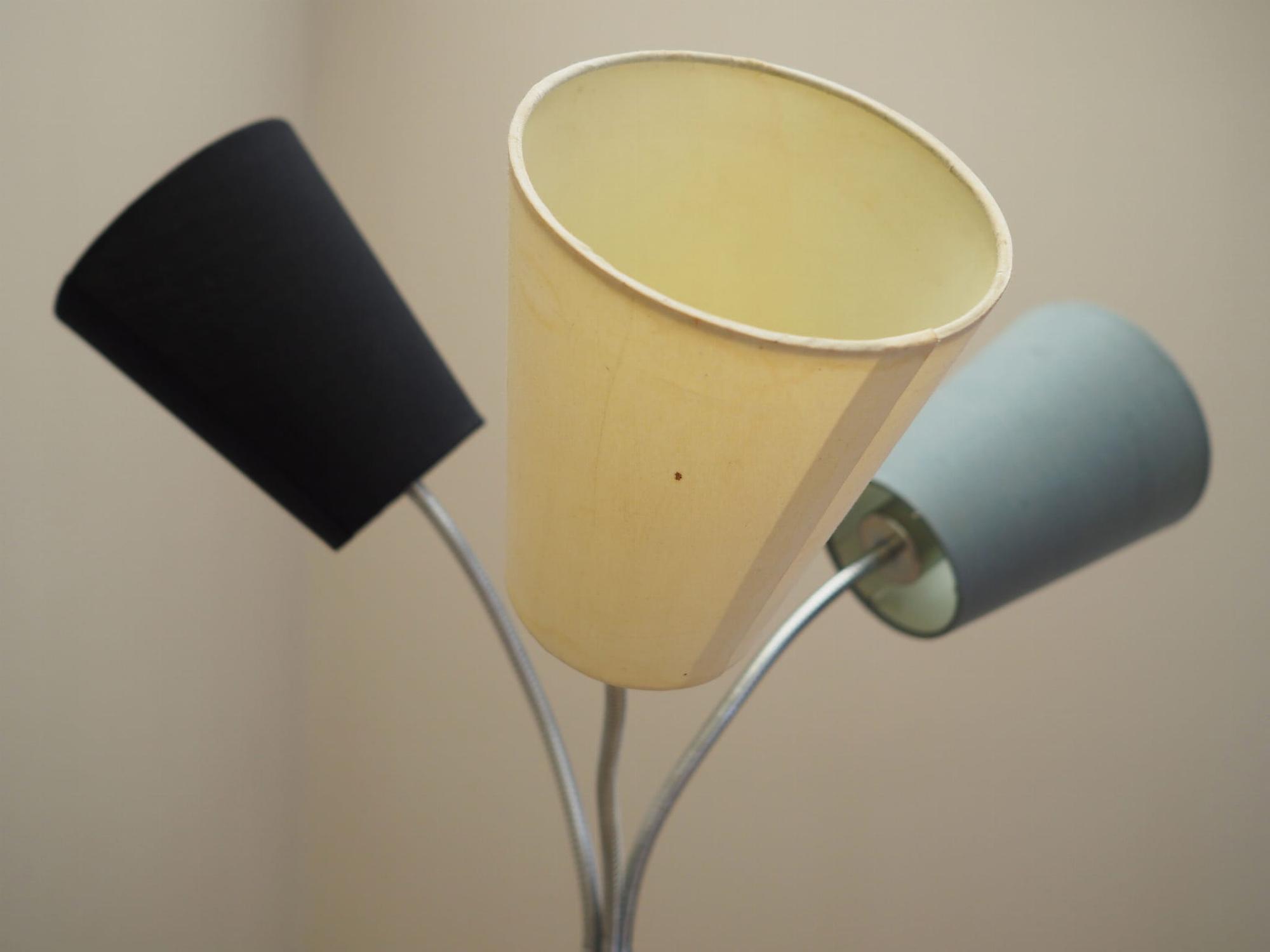 Floor lamp Metal Textile Multicolor 1970s 11