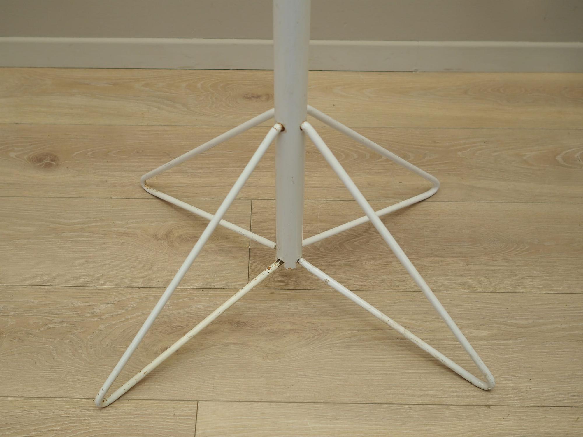 Vintage coat rack metal white 1970s 12