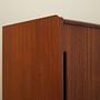 Highboard Holz Braun 1960er Jahre 13