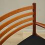 Vintage Armlehnstuhl Teakholz Leder Braun 1970er Jahre 12