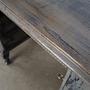 Vintage desk Pine grey 1960s 12