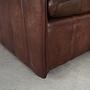 Armchair Leather Brown 1970s 14