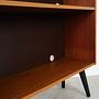 Bücherregal Teakholz Braun 1970er Jahre 11