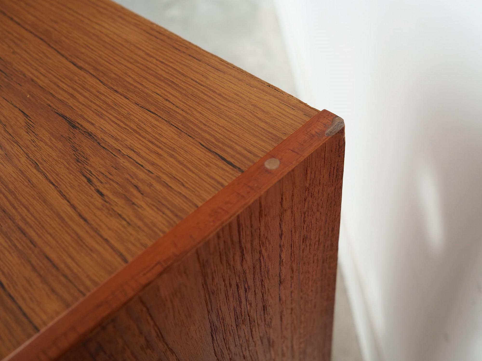 Bookshelf Teak Brown 1970s 12