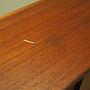 Highboard Teak Wood Brown 1960s 12