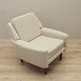 Armchair Textile Wood Cream 1970s 11