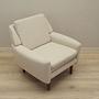 Armchair Textile Wood Cream 1970s 10