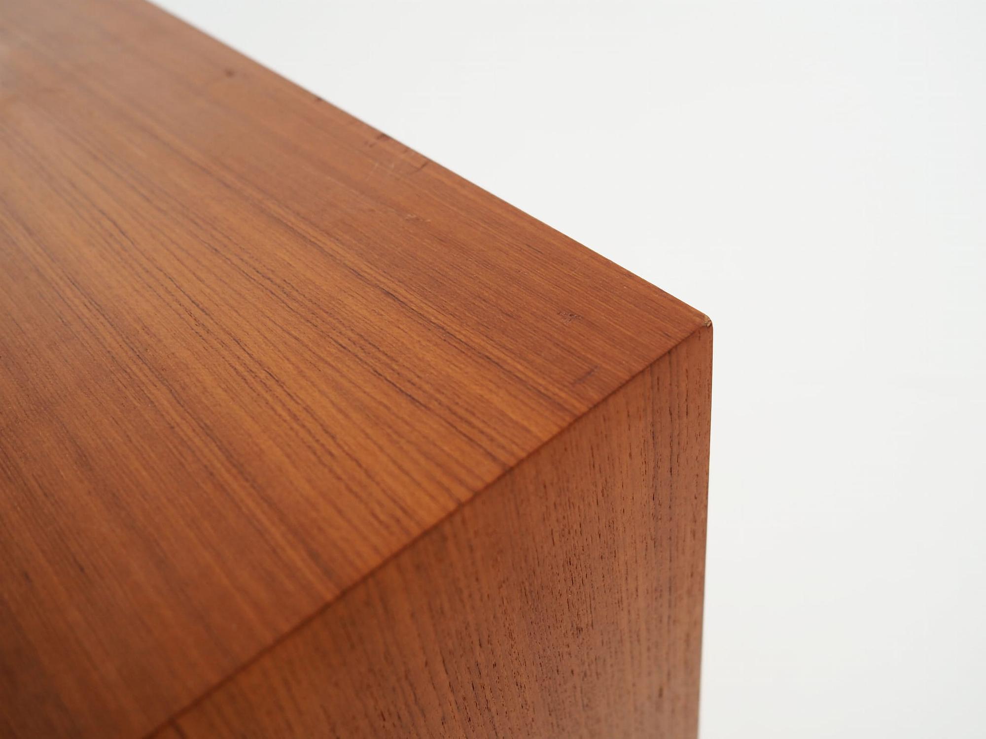 Bücherregal Teakholz Braun 1970er Jahre 12