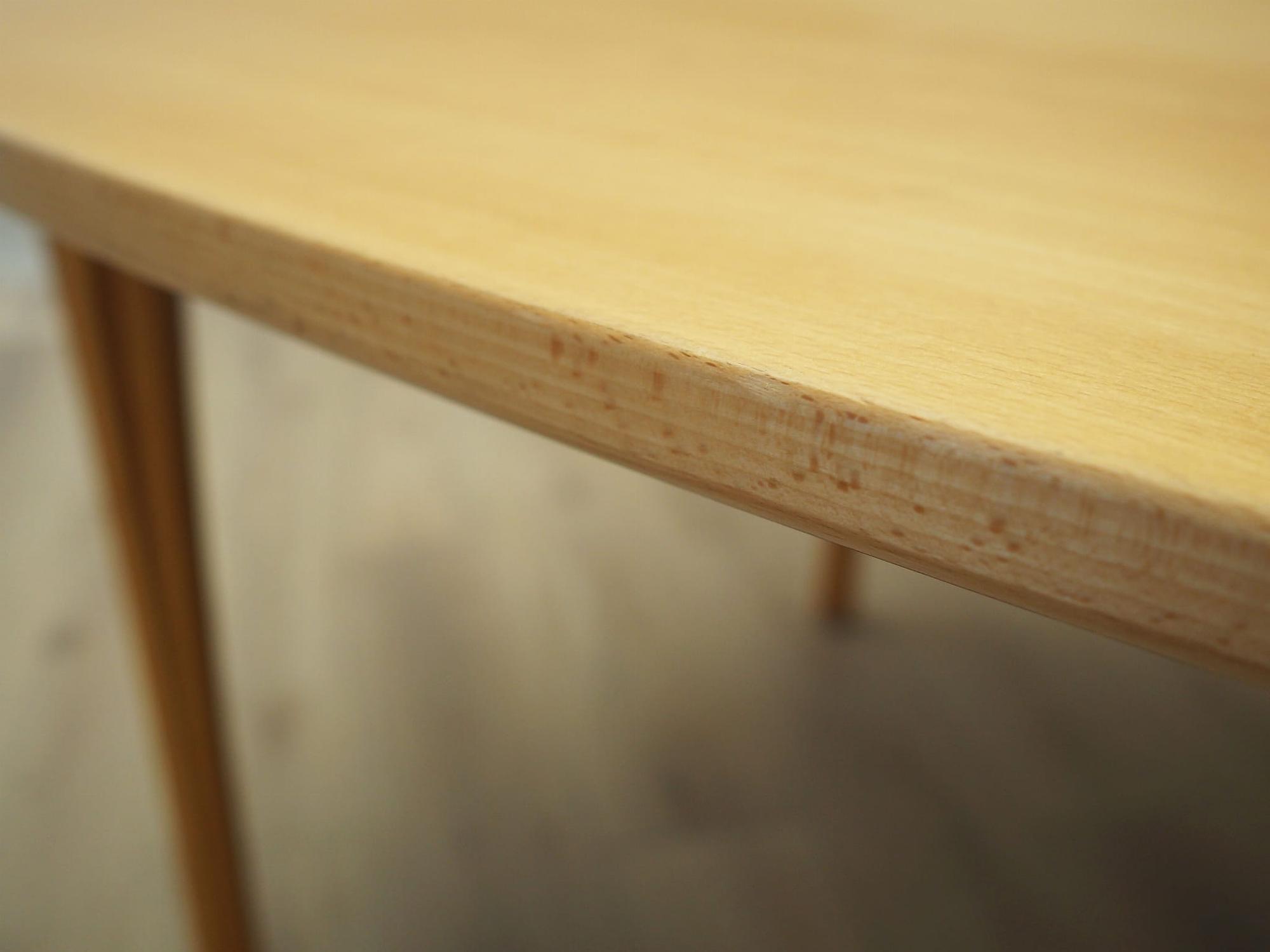 Vintage Table Beech wood Brown 1970s 10