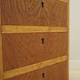 Vintage desk wood brown 1960s 12